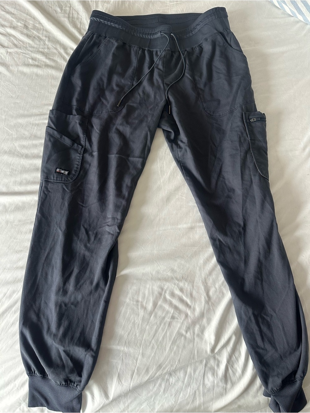 Grey's Anatomy by Barco Charcoal Grey Jogger Scrub Pants